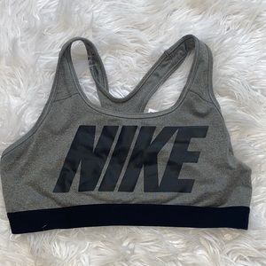 Black/Grey Nike Sports Bra